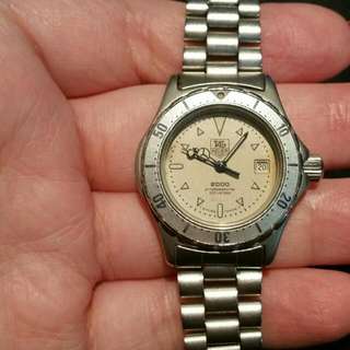 Authentic Tag Heuer 2000 Quartz Watch Model 972.008