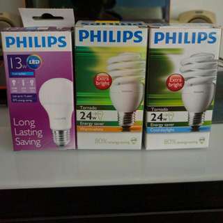 PHILIPS Lights Bulbs CFL LED