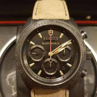 Tudor FASTRIDER Blackshield Alcantara Strap (Really Like New)