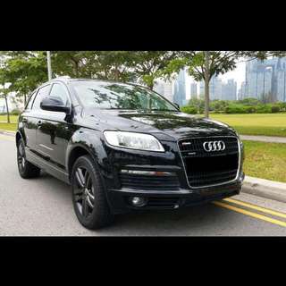 Audi Q7 Car For Rent $830week (For Uber & Grab)