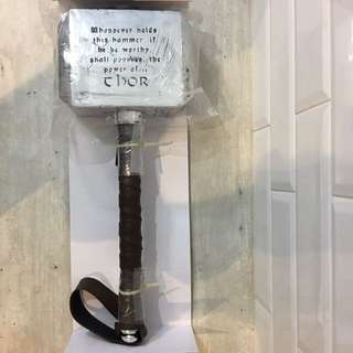 Marvel Thor Hammer Mjolnir Vinyl Grip Handle Avengers Hulk Disguise
