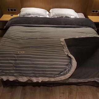 MUJI velvet bedsheets