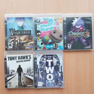 Mint condition PS3 Games