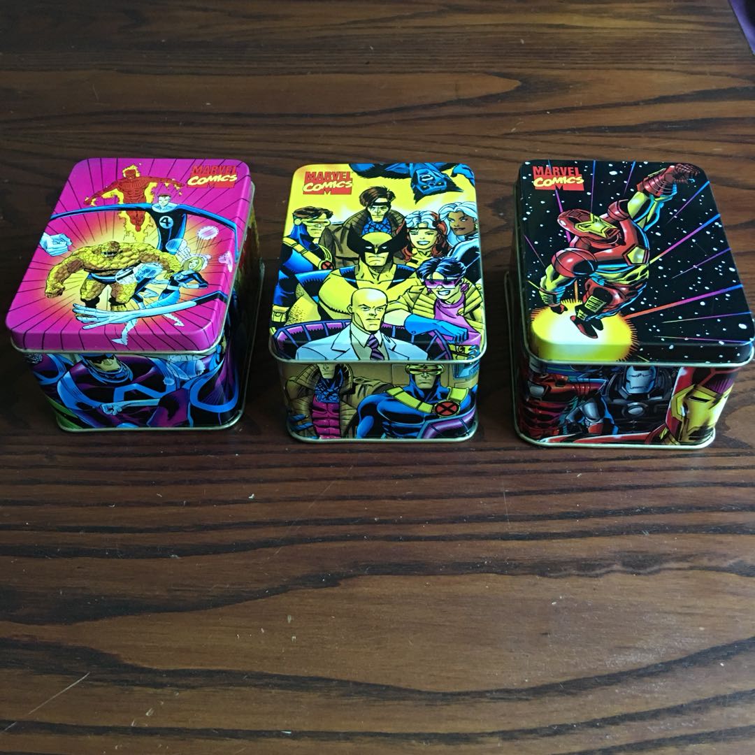 Marvel Metal Tins Collectible Avengers Infinity War Iron Man (Category: Trading Cards Accessories) located in Singapore. Submitted by darren.teo.714 (Listing ID 162923981, Image 1). Description: Great condition, never used. Rare tins, great for keeping your trading cards, etc..