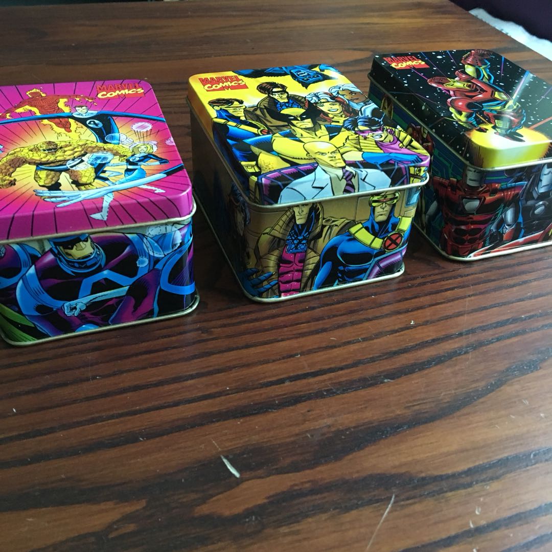Marvel Metal Tins Collectible Avengers Infinity War Iron Man (Category: Trading Cards Accessories) located in Singapore. Submitted by darren.teo.714 (Listing ID 162923981, Image 3). Description: Great condition, never used. Rare tins, great for keeping your trading cards, etc..