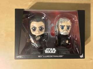 Hot Toys Cosbaby Rey & Luke Skywalker