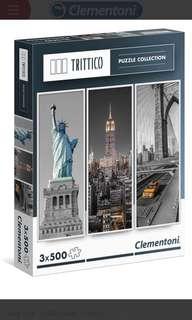 3x500 Piece Jigsaw Puzzle [Trittico Puzzle Collection]