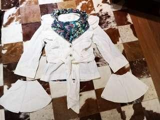 White cotton jacket