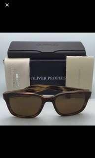 Oliver Peoples Wyler Sun Polarrized Sunglasses - Cocobolo Acetate