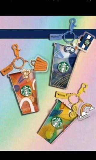 PO starbucks China Keychain Card