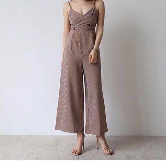 BNWT Brownish-red long romper