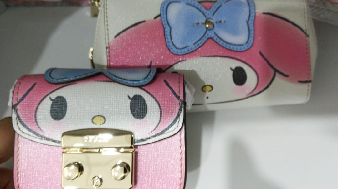 RARE! SOLD OUT! Furla My Melody Mini Cosmetic Pouch (Category: Purses & Pouches) located in Singapore. Submitted by joyfleur (Listing ID 226735080, Image 2). Description: - 100% authentic.