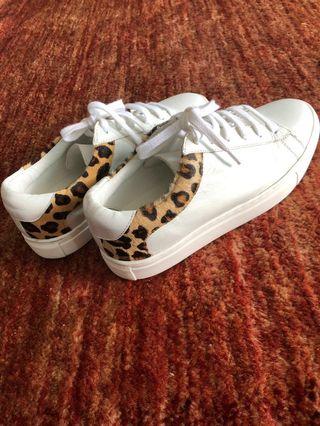 White Leather Sneakers Women