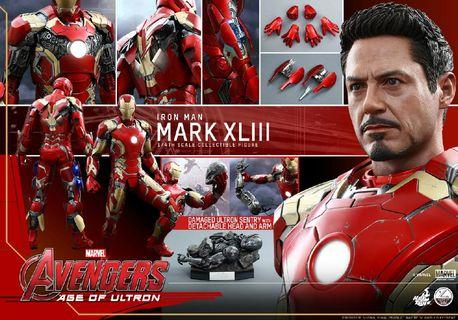 Hot Toys Iron Man Mark 43 1/4 Scale