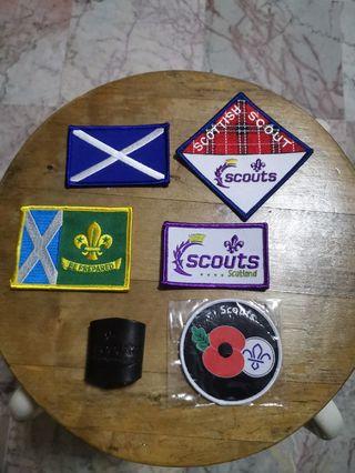 Scout badge & scarf (Scotland)