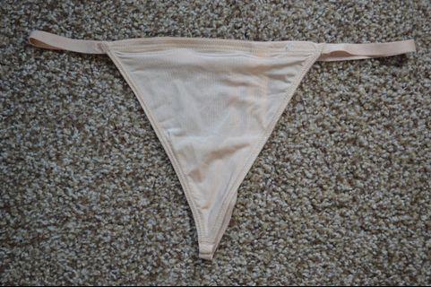 White Marks and Spencer thong