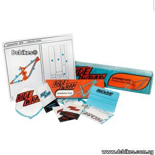 🆕! RideWrap Covered Full Suspension/Hardtail/Road Bike & Gravel MTB Matt/Gloss Frame Protection Clear Decal Kit #Dcbikes 60% Ride Wrap