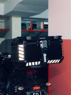 Motorcycle Box Reflective Stickers: GIVI Trekker KAPPA K-Venture 58L Top Box (Free Mailing!)