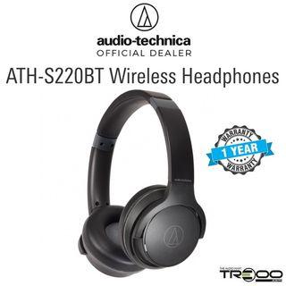 [Official]($3 Cashback!) Audio-Technica ATH-S220BT Wireless Bluetooth On-Ear Headphone with Microphone