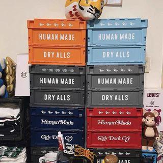 20L STORAGE CRATE BOX CONTAINER FOLDABLE MILITARY CAR BOOT HUMAN MADE STACKABLE COLLAPSIBLE COMPACT HOME LIVING HOUSE BTO RENO MOVING DECO DESIGN STYLISH MODERN DISPLAY BEARBRICK BAPE SHOE CABINET TOYS CHRISTMAS GIFT BIRTHDAY PRESENT WARMING BASKET BIKE