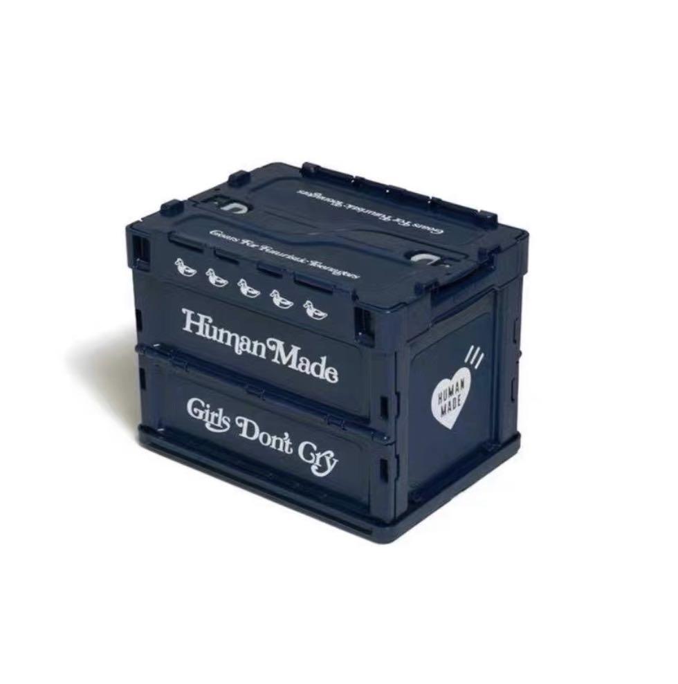 20L STORAGE CRATE BOX CONTAINER FOLDABLE MILITARY CAR BOOT HUMAN MADE STACKABLE COLLAPSIBLE COMPACT HOME LIVING HOUSE BTO RENO MOVING DECO DESIGN STYLISH MODERN DISPLAY BEARBRICK BAPE SHOE CABINET TOYS CHRISTMAS GIFT BIRTHDAY PRESENT WARMING BASKET BIKE (Category: Storage Boxes & Baskets) located in Singapore. Submitted by hypeone (Listing ID 1124096126, Image 7). Description: Human Made 20l stackable foldable collapsible plastic storage containe