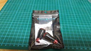 Gomexus 20mm metal knob Black/red