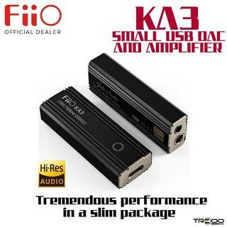 [Official]($6.50 Cashback!) FiiO KA3 Type-C to 3.5mm/4.4mm Balanced USB DAC & Headphone Amplifier Adapter