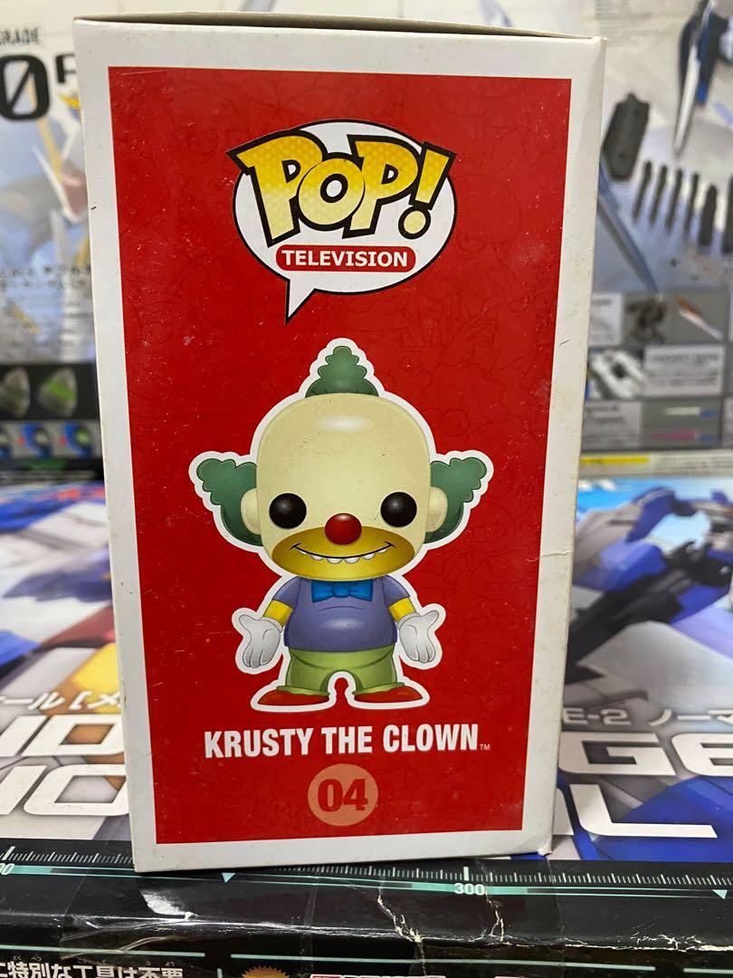 Funko the POP! The Simpson rare #04 krusty the clown (Category: Toy Figures) located in Singapore. Submitted by laughingwanderer (Listing ID 1068955884, Image 4). Description: BNIB Never open Buyers feel free to check online on pop price guide or hobbydb.com Check with eBay and PPG website All prices are in USD ** Deal policy is that no reservation and I don’t take deposit. If want straight we deal. If that day you can’t make it come back again a