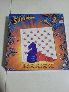 Superman Glass Chess Set (Limited edition!!!)