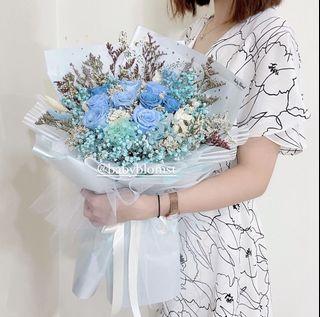 Preserved rose bouquet/ Rose bouquet/ Dried flowers/ Valentine’s Day bouquet 
