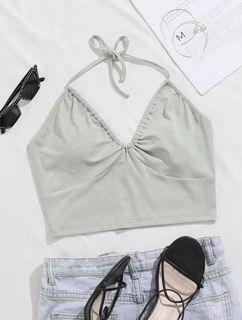 SHEIN RIB KNIT CROP TOP