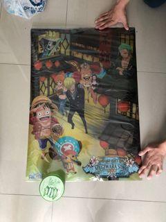Official One Piece Crew Poster from Taiwan Mugiwara Store
