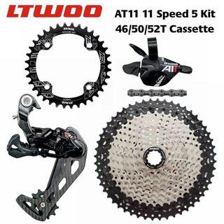 11 speed groupset( AT11 LTwoo carbon fiber)