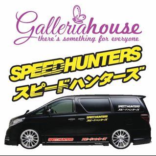 Galleria House SPEEDHUNTERS Logo Jap text racing car stickers 30cm