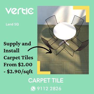 Land SQ Carpet Tile for Home, Office & Commercial