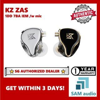[🎶SG] KZ ZAS, Hybrid-Driver HiFi 7BA 1DD 10mm IEM, with mic