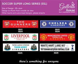Galleria House Car Decals All about Soccer Team Football Club Arsenal Chelsea Liverpool Man U Newcastle Spurs