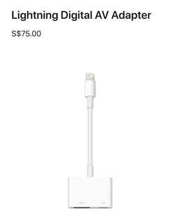 Original Lightning Digital AV adapter