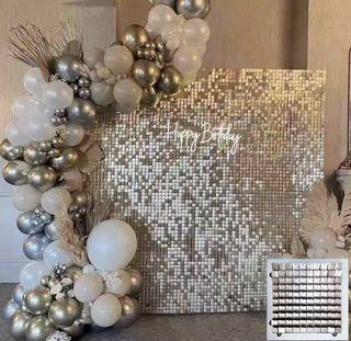 SALE EVENT STYLING DECO FRAME CORPORATE GLAMOROUS BACKDROP DIY INDOOR WEDDING BIRTHDAY PARTY SUPPLY OUTDOOR PROPOSAL HOME BIRTHDAY WALL BESPOKE SETUP BABY PANEL SHIMMER ROM HOTEL BANQUET MODERN RECEPTION SOLEMNISATION COMPANY DND DISCO STAGE NEON LIGHT