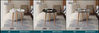 Nordic Small Round Table Coffee Table Balcony Bedroom Simple Rental Room Living Room Simple Mini Small Coffee Table