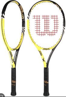 Wilson tennis racket BLX Pro Team Fx and K Tour Team Fx, like new condition not Head Babolat Yonex Racquet string grip