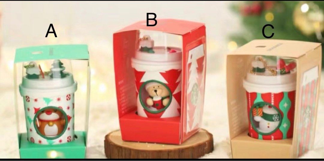 Pre Order Starbucks lightenings ornaments china (Category: Designer & Blind Box Toys) located in Singapore. Submitted by berry66 (Listing ID 1194600114, Image 6). Description: Lightening ornaments or displays set $11.90 each design or $35 per set .