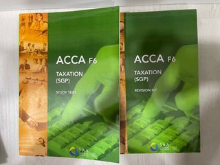 ACCA 2018 F6 Study and revision kit
