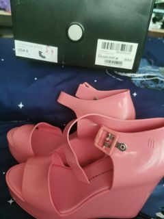 Melissa Mar Wedge Pink US6