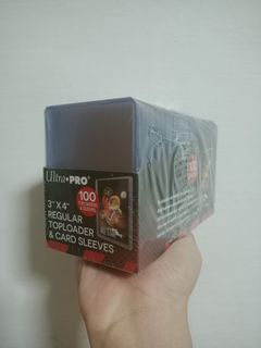 *SALE* Ultrapro Sealed 100 Toploaders and 100 Sleeves