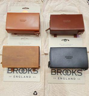Stylish! Brooks D- Wallet Leather Saddle Bag 1.0l Available in Black, Brown ,Honey & Raw Aged/ Dark Tan~ Suitable for Brompton~Pikes~3sixty~Dahon~fnhon~Birdy~Foldies~Bicycle~Bikes~Hybrid ~Gravel ~MTB ~Vintage~ Retro