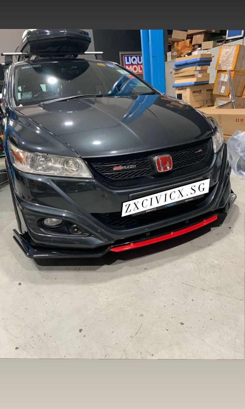 Universal front lip glossy black + blue / car lip KIA HONDA TOYOTA LEXUS BMW MERCS HYUNDAI VW VOLKSWAGEN (Category: Bodykits & Styling) located in Singapore. Submitted by zxcivicx.sg (Listing ID 1127829168, Image 9). Description: Universal car front lip , able to fit most car . Pm model to check thanks ! Not those easy break thin kind of Material . Full glossy black $55 Glossy black + blue $55 Glossy black + red $55 Special customised / paint col