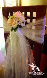 Wedding Decor Tulle Sashes and Backdrops