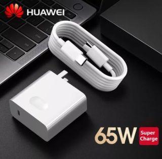 Huawei USB C adapter 65W for Huawei MateBook X Pro 2019/2020, MateBook D 14/D 14 AMD, MateBook D 15/D 15 AMD, MateBook 14/14 2020/14 2020 AMD, Honor MagicBook 14/15 Laptop