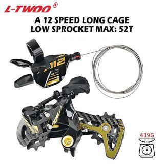 <INSTOCK> LTWOO Shifter Derailleur Groupset 12 Speed Carbon Long Cage